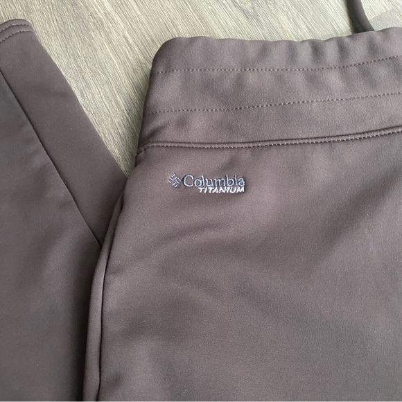 Columbia Titanium Fleece Lined Brown Causal Pants Women's Size Large - Picture 4 of 6